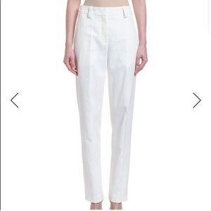 NWT Giorgio Armani straight leg white pants